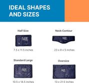 Reusable neck and shoulder cold pack for post-workout soreness and headaches