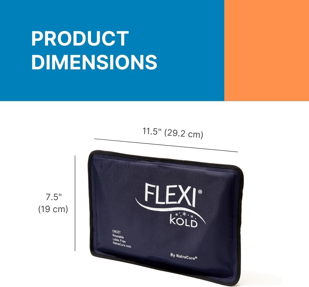 Professional-grade cold pack used by physical therapist on patient