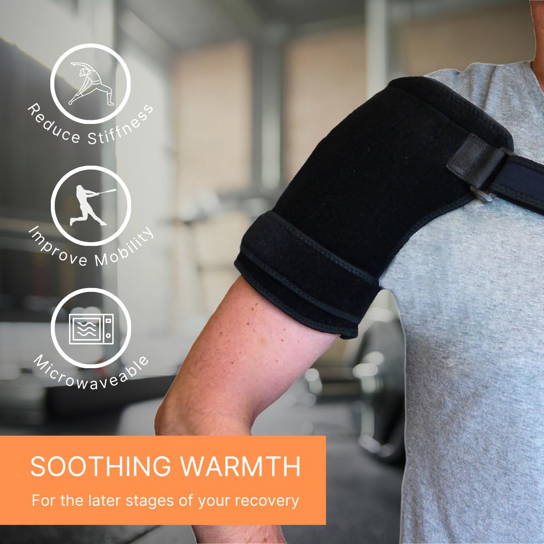 One-handed strap adjustment providing customizable shoulder compression