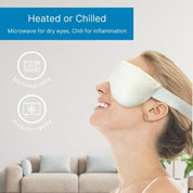 Adjustable strap eye mask providing secure, comfortable fit for all head sizes