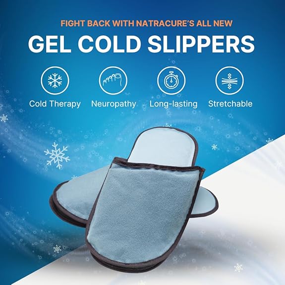 Advanced Gel Cooling Cold Therapy Slippers.