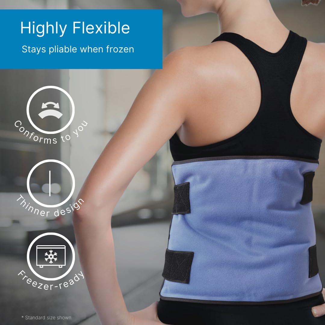 Double-seam, leak-proof FlexiKold pack with durable nylon exterior