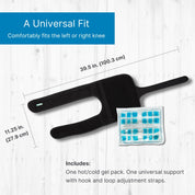 Flexible gel pack that remains malleable when frozen for comfortable therapy