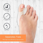 Gel Bunion Guard Spacer for Toe with Bunions.