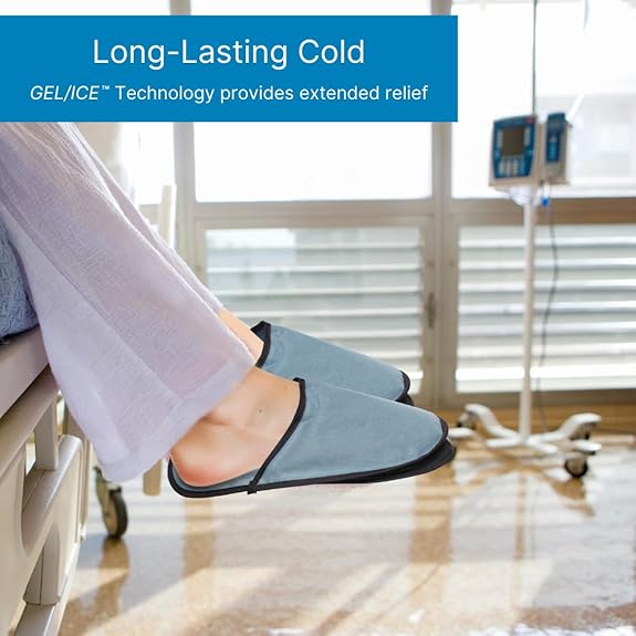 Advanced Gel Cooling Cold Therapy Slippers.