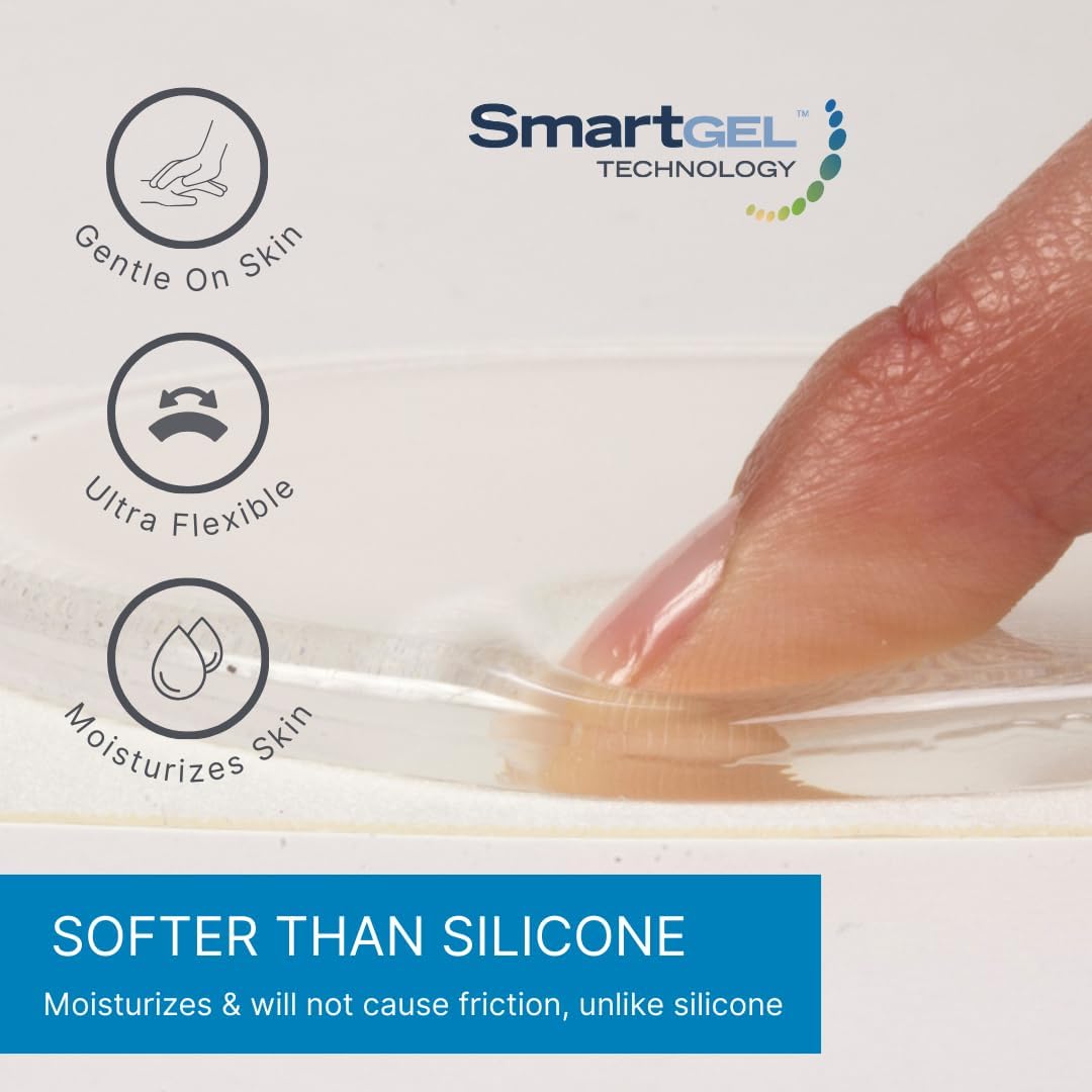 Reusable, washable gel toe protector reducing friction and irritation
