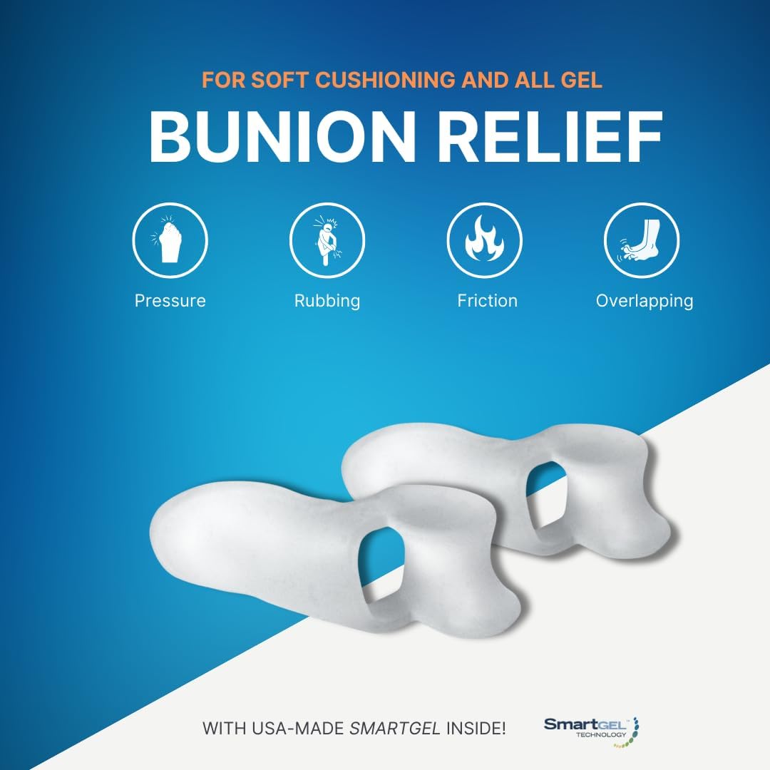 Gel Bunion Guard Spacer for Toe with Bunions.
