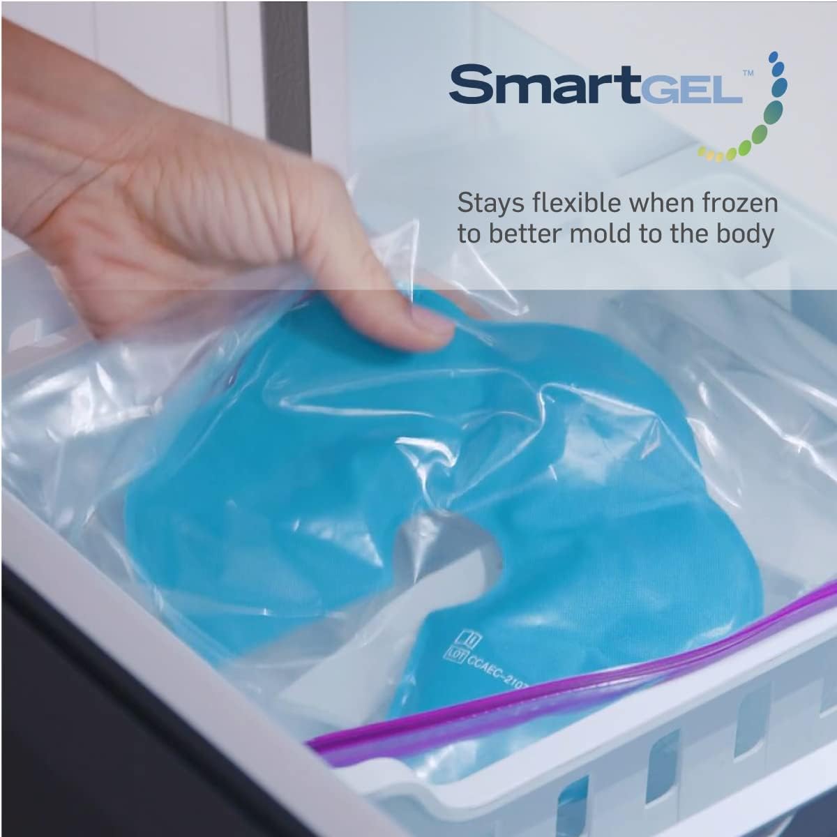 Pair of reusable, washable cold pads for clogged milk duct relief