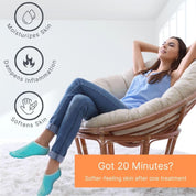 Five-Toe Gel Moisturizing Socks.