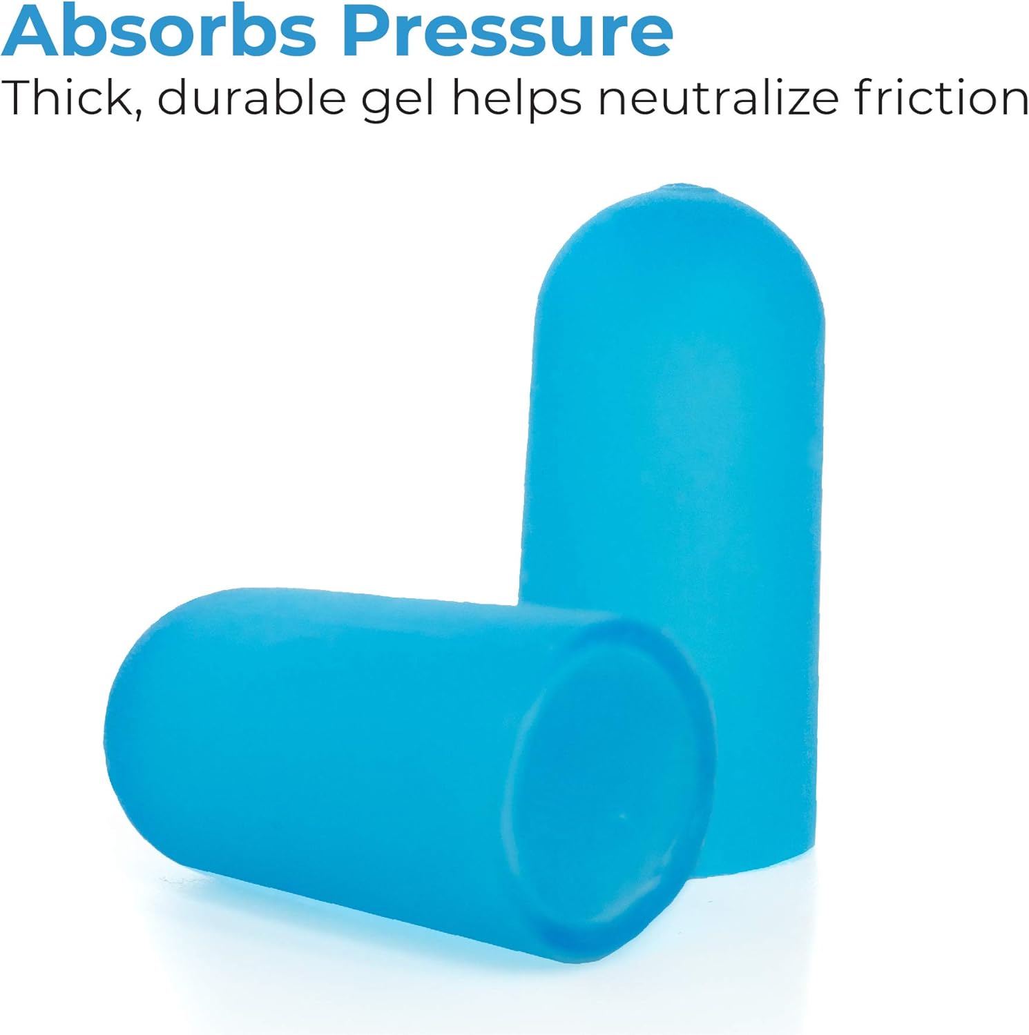 Trim-to-fit gel protector sized for toes or fingers for personalized comfort