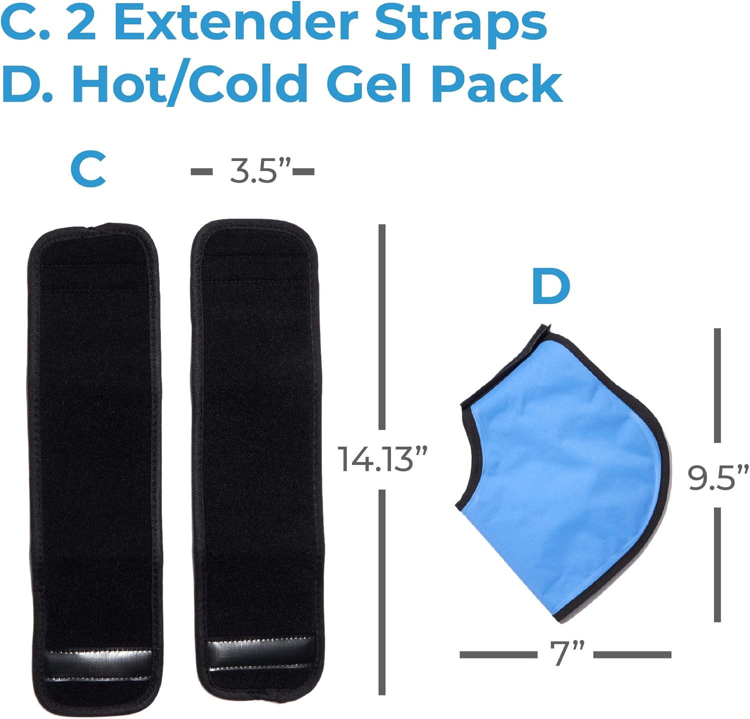 Anatomically contoured ankle brace that molds to foot and joint for secure fit