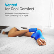 Pair of reusable, washable moisturizing heel sleeves laid flat