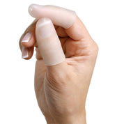 Gel toe and finger caps cushioning corns, calluses, blisters, and ingrown nails