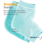 Pair of reusable, washable heel sleeves shown: vented and non-vented set