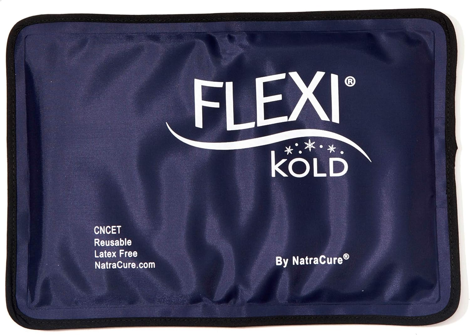 FlexiKold gel cold pack contouring to lower back for targeted cooling