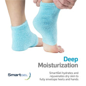 Pair of heel sleeves and gloves set for intensive hydration treatment
