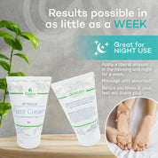 Before-and-after soft, refreshed skin after aloe hydration