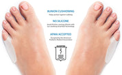 Reusable, hypoallergenic pinky toe protector for left or right foot