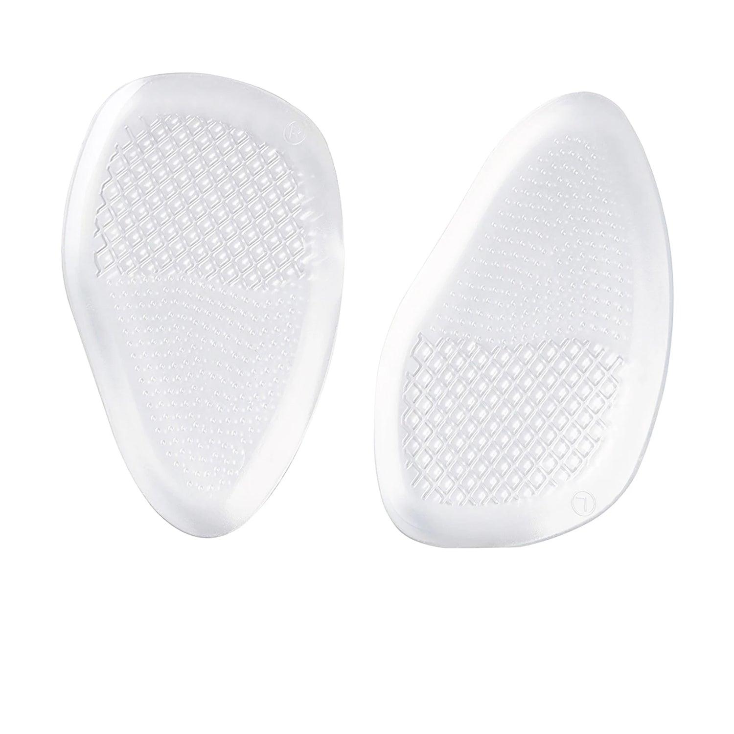 Slim gel ball-of-foot cushions reducing pressure and forefoot pain