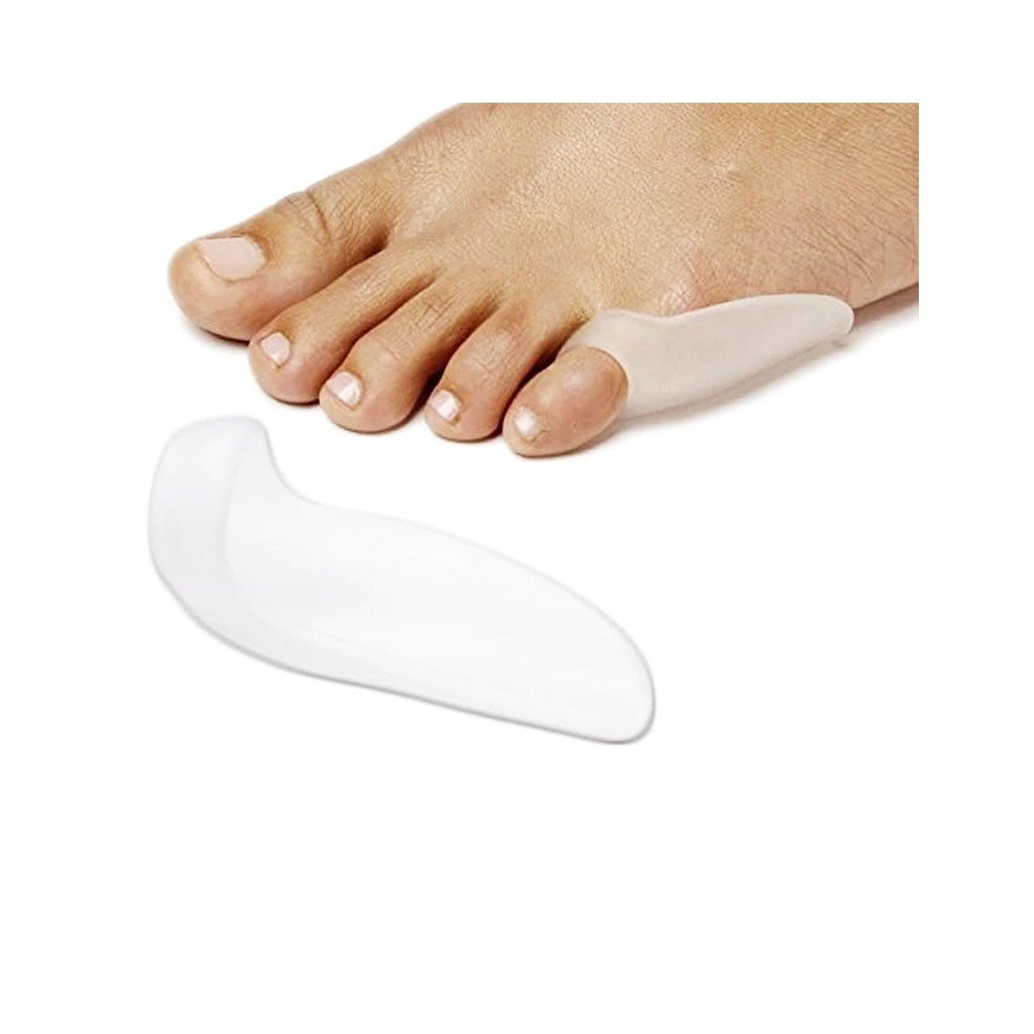 M2 Gel pinky toe guard releasing mineral oil, vitamin E, and aloe