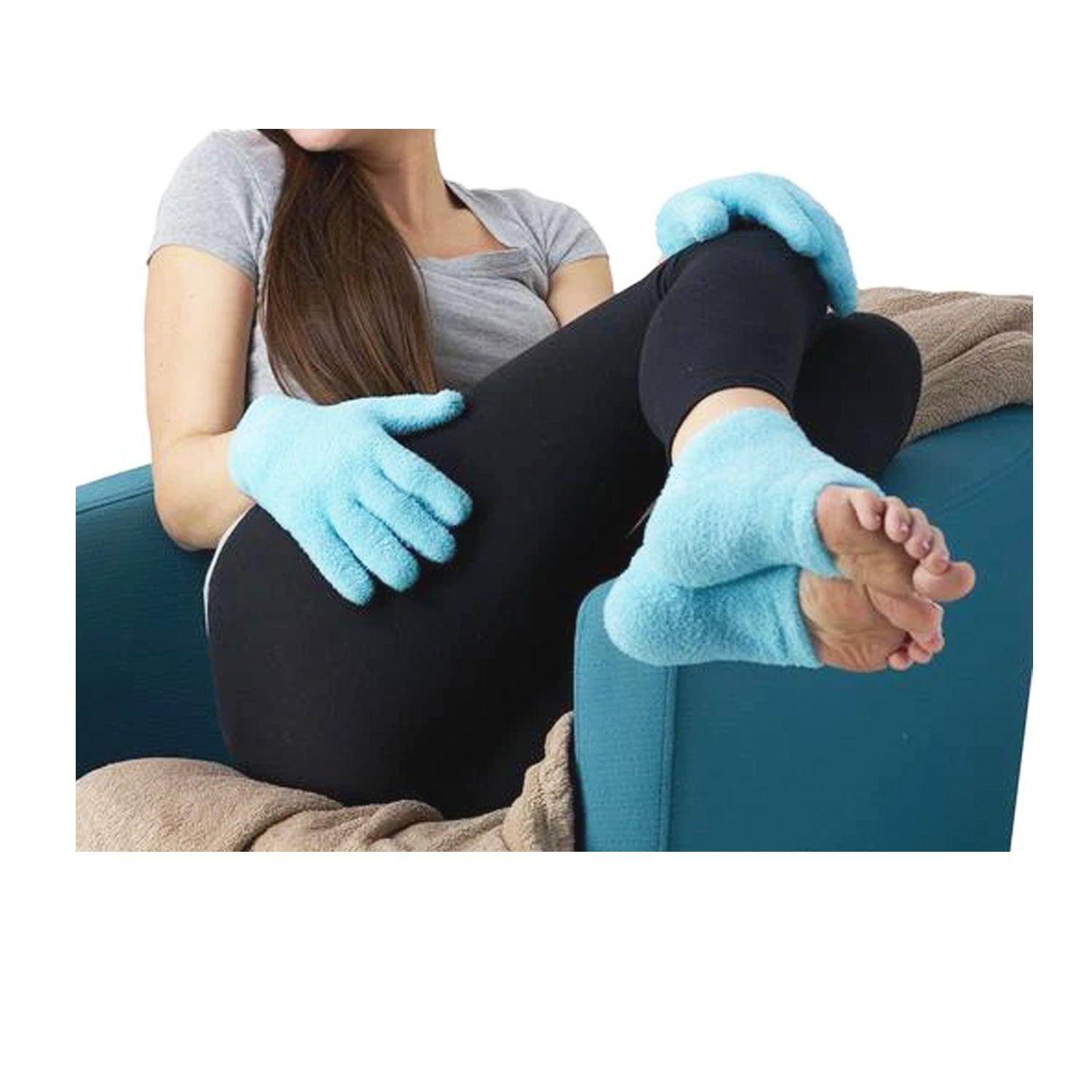 Lavender-scented moisturizing set for softer feet, heels, and hands