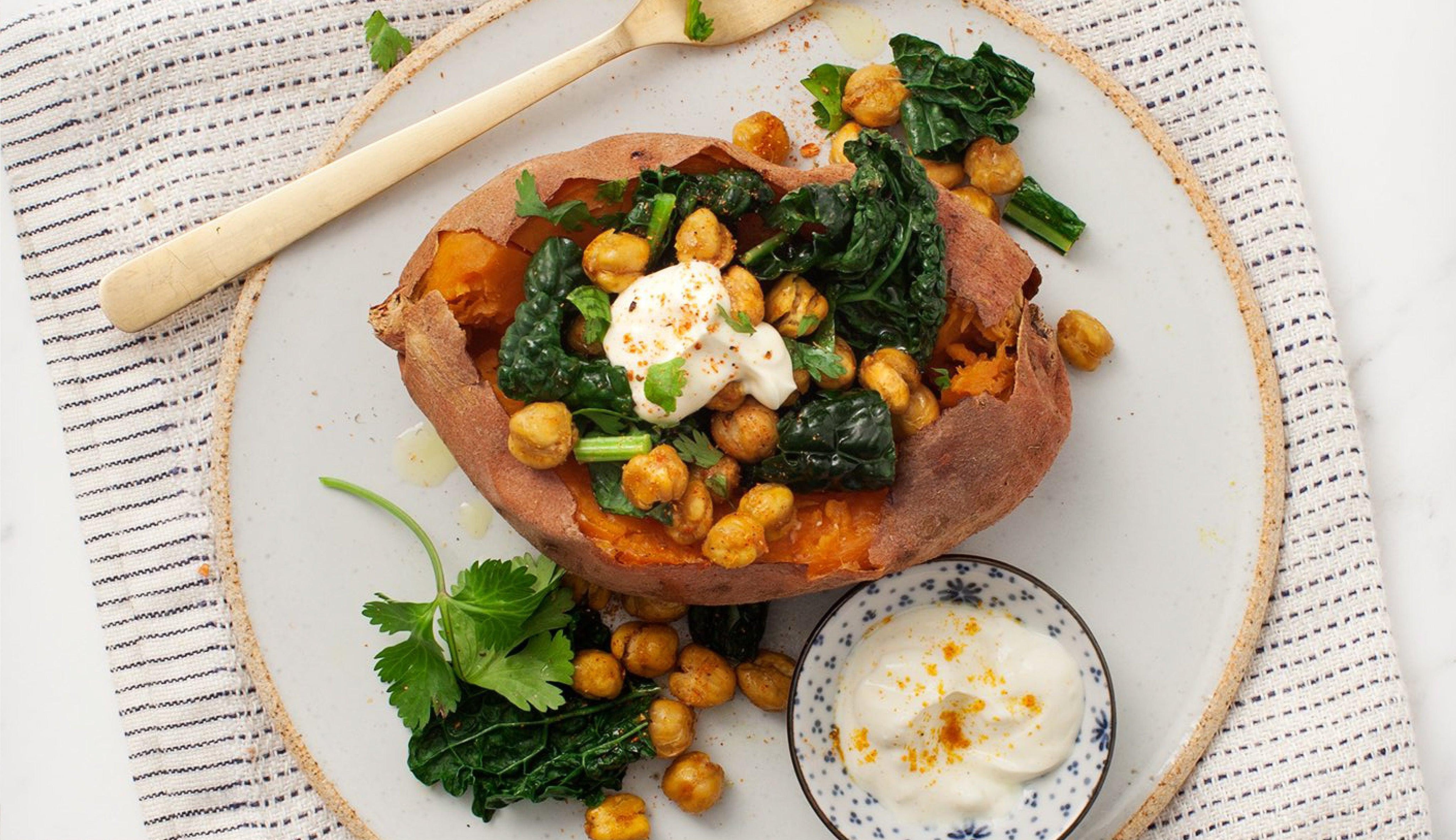 Curry Spiced Stuffed Sweet Potatoes | NatraCure