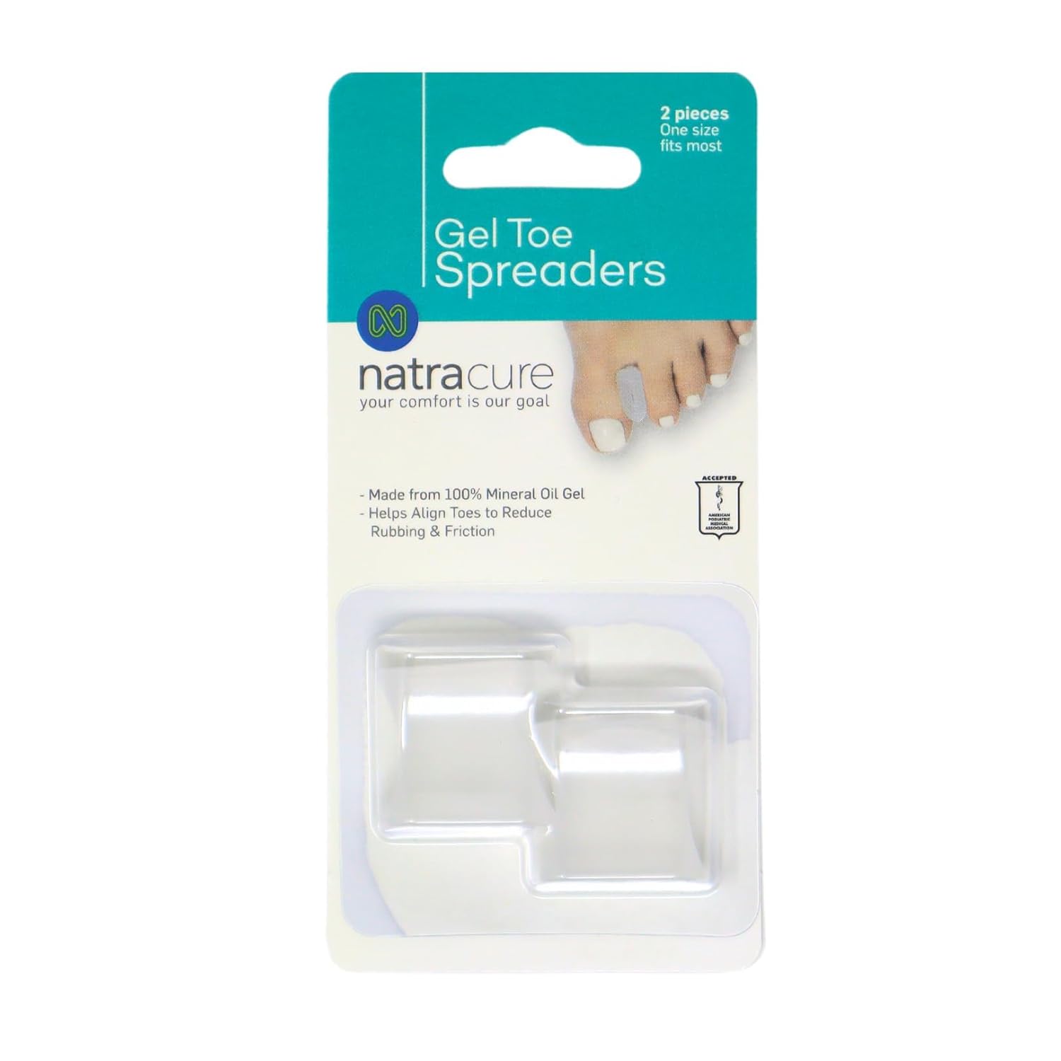 Gel Toe Spacers - 2 Pack