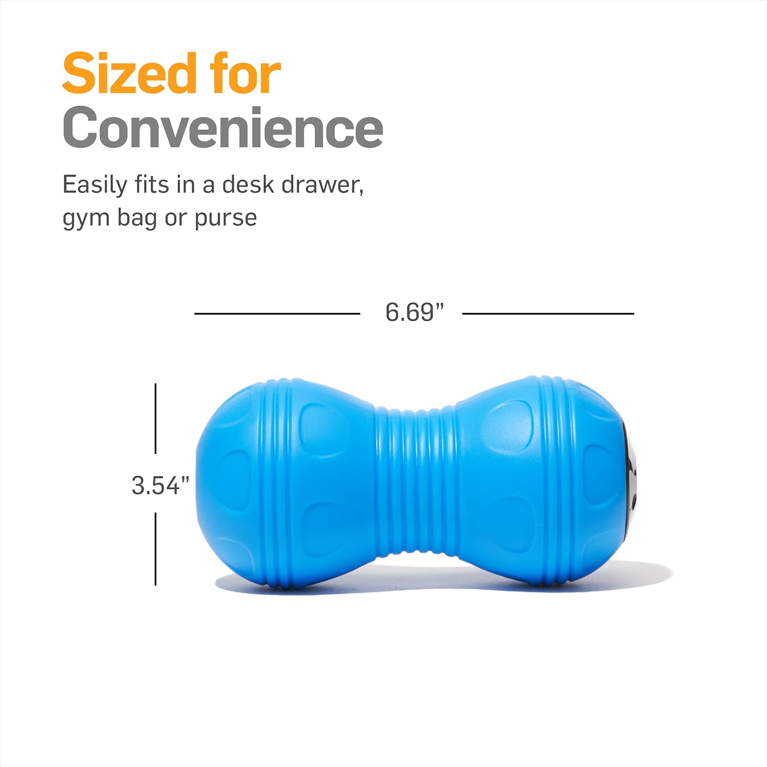 4-Speed Vibrating Peanut Roller Massager