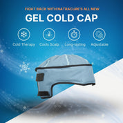 The Gel Cold Cap is good for cold therapy, cools scap, long-lasting, and adjustable