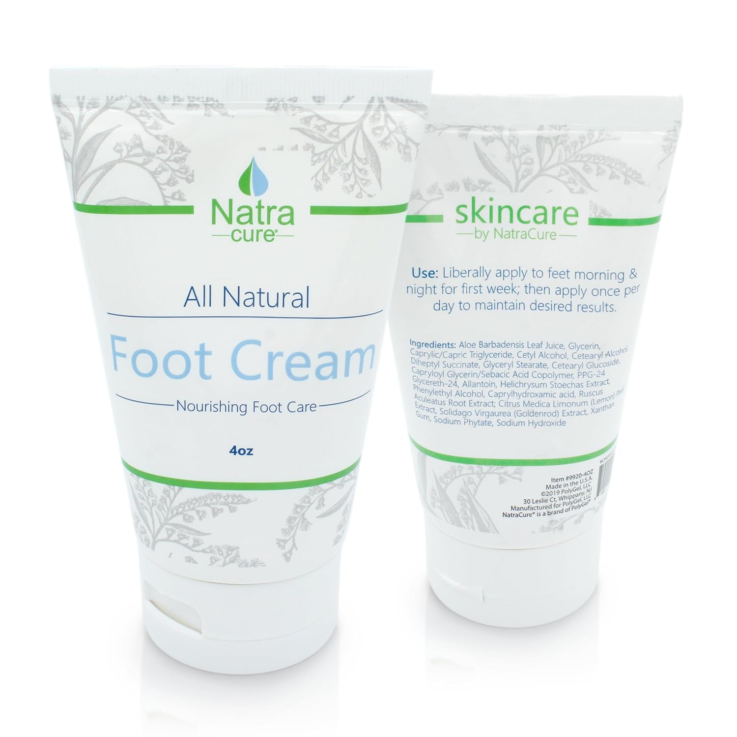 Moisturizing Foot & Leg Cream Lotion