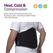 Hot/Cold Compression Back Support Brace