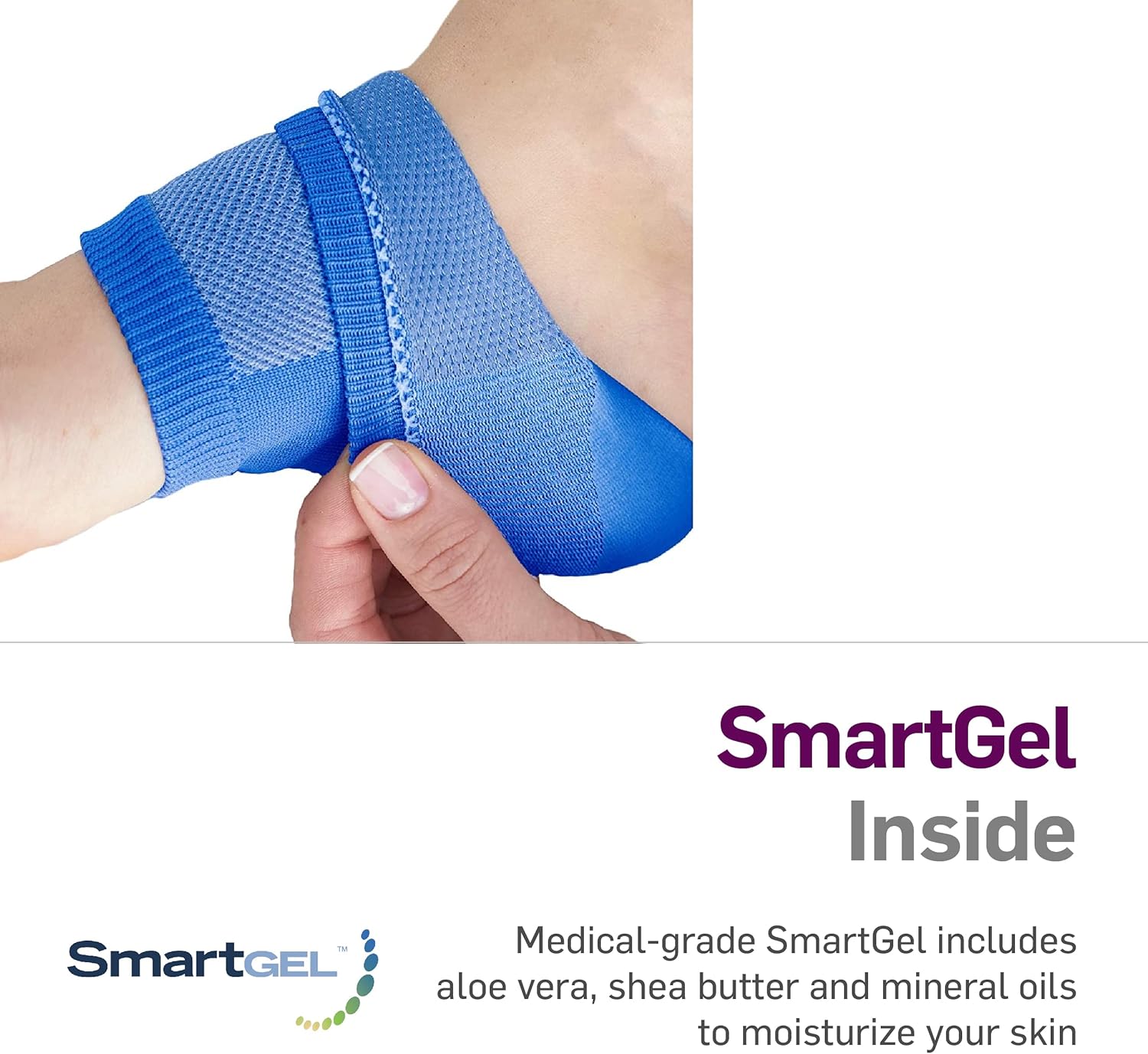 Vented Moisturizing Heel Sleeves