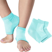 Vented moisturizing heel sleeves hydrating dry, cracked heels with SmartGel