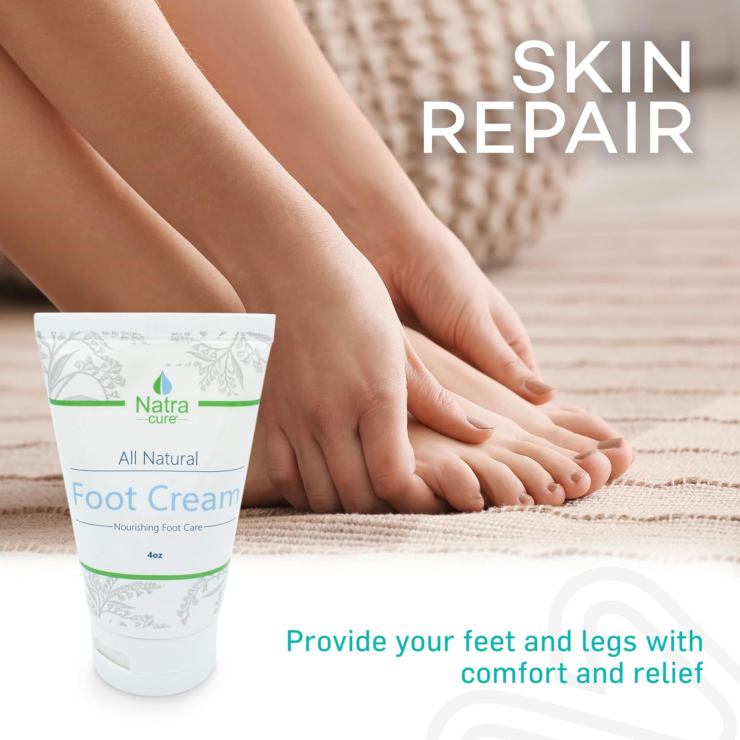 Moisturizing Foot & Leg Cream Lotion