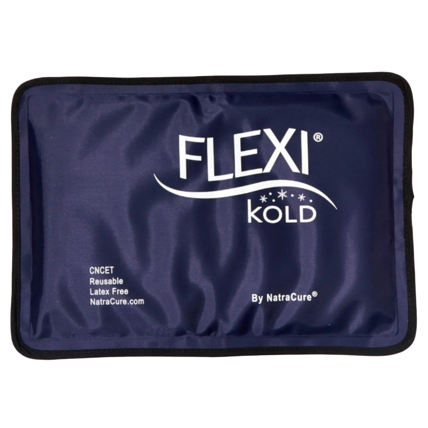 FlexiKold medium sized gel cold pack contours to lower back for targeted cooling