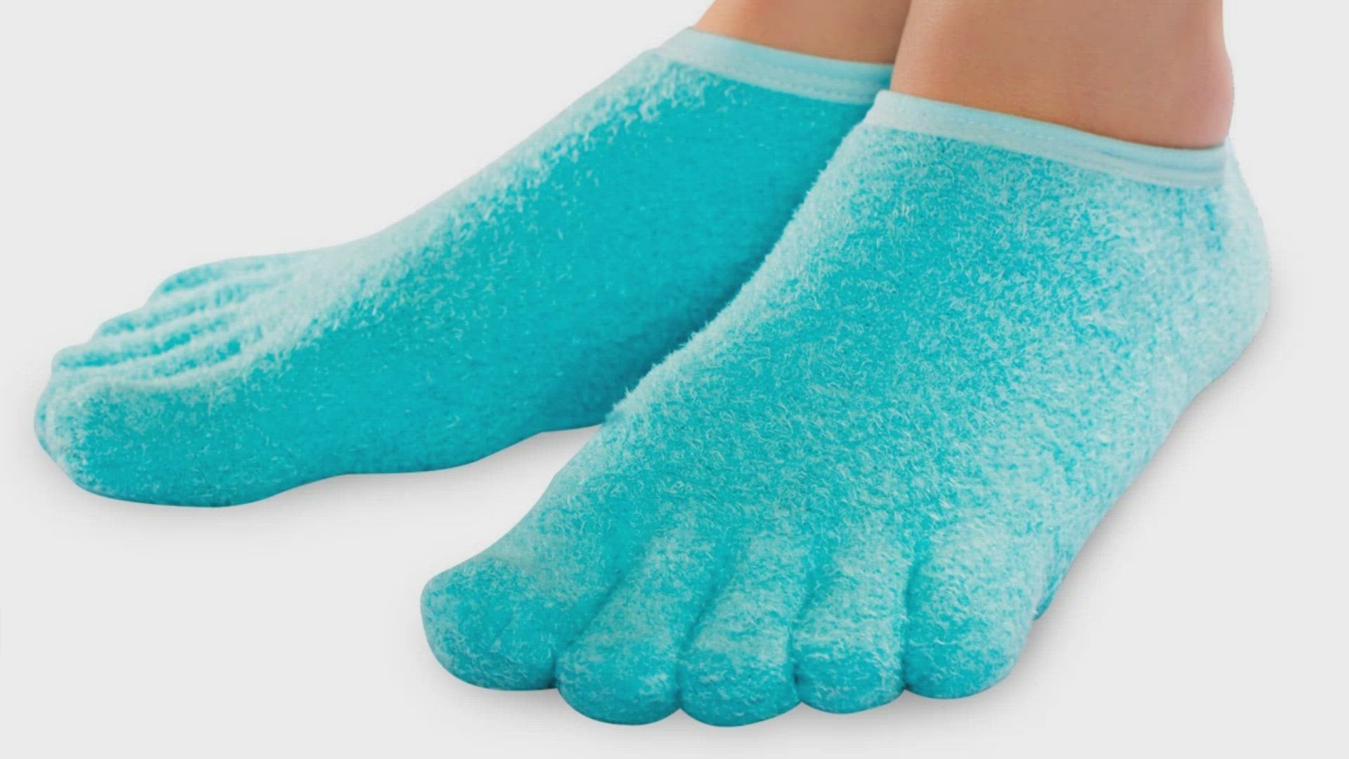Five-Toe Gel Moisturizing Socks