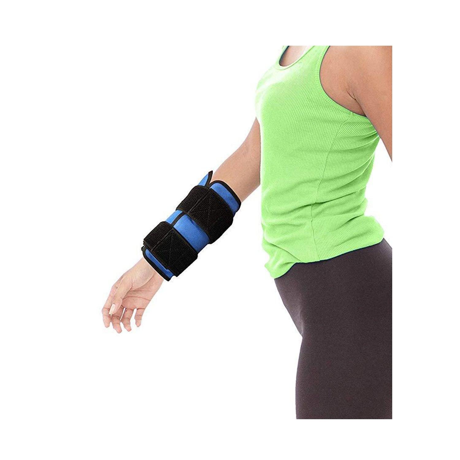 FlexiKold Gel Cold Pack with Strap on wrist