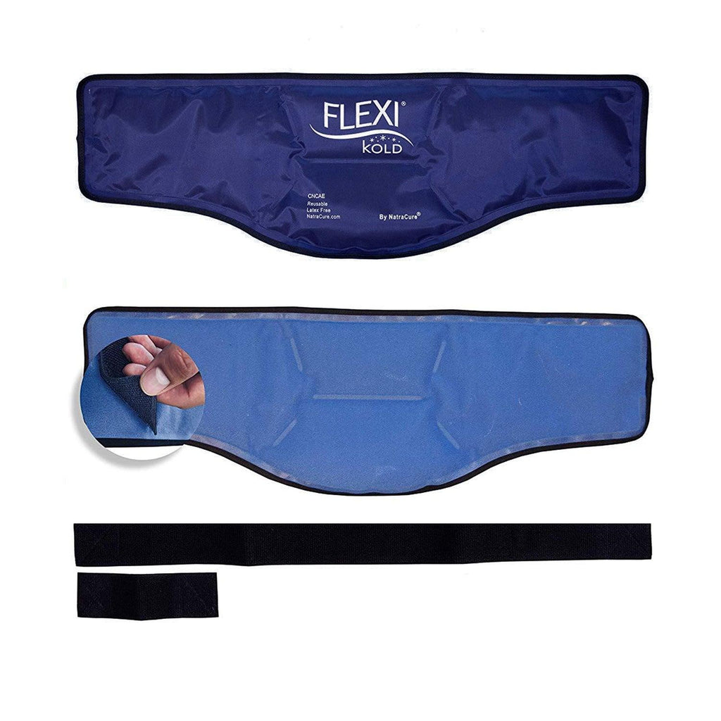 FlexiKold Neck Gel Cold Pack with Straps cold shield