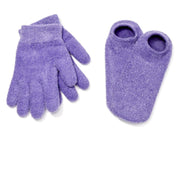 Intense hydrating gel booties and gloves set for dry hands and feet