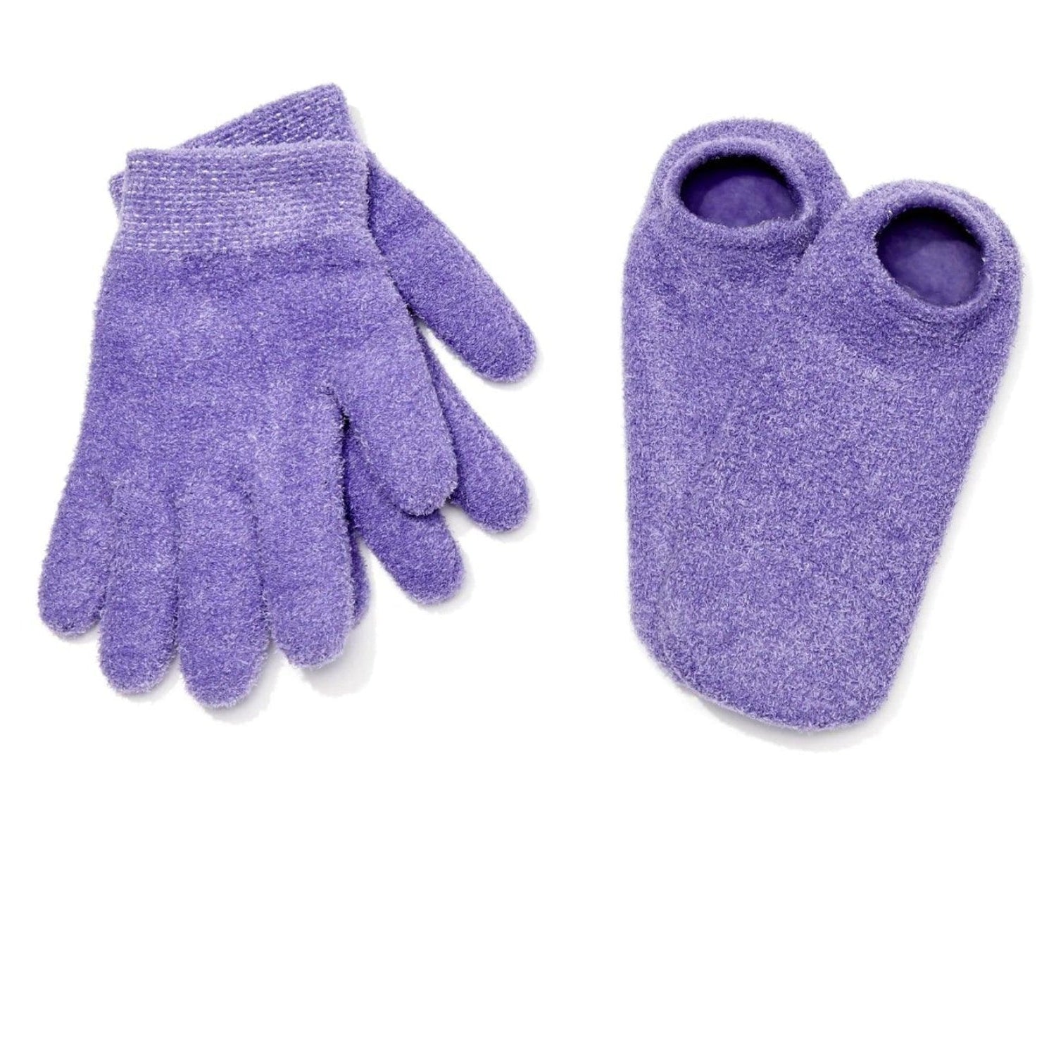 Intense hydrating gel booties and gloves set for dry hands and feet