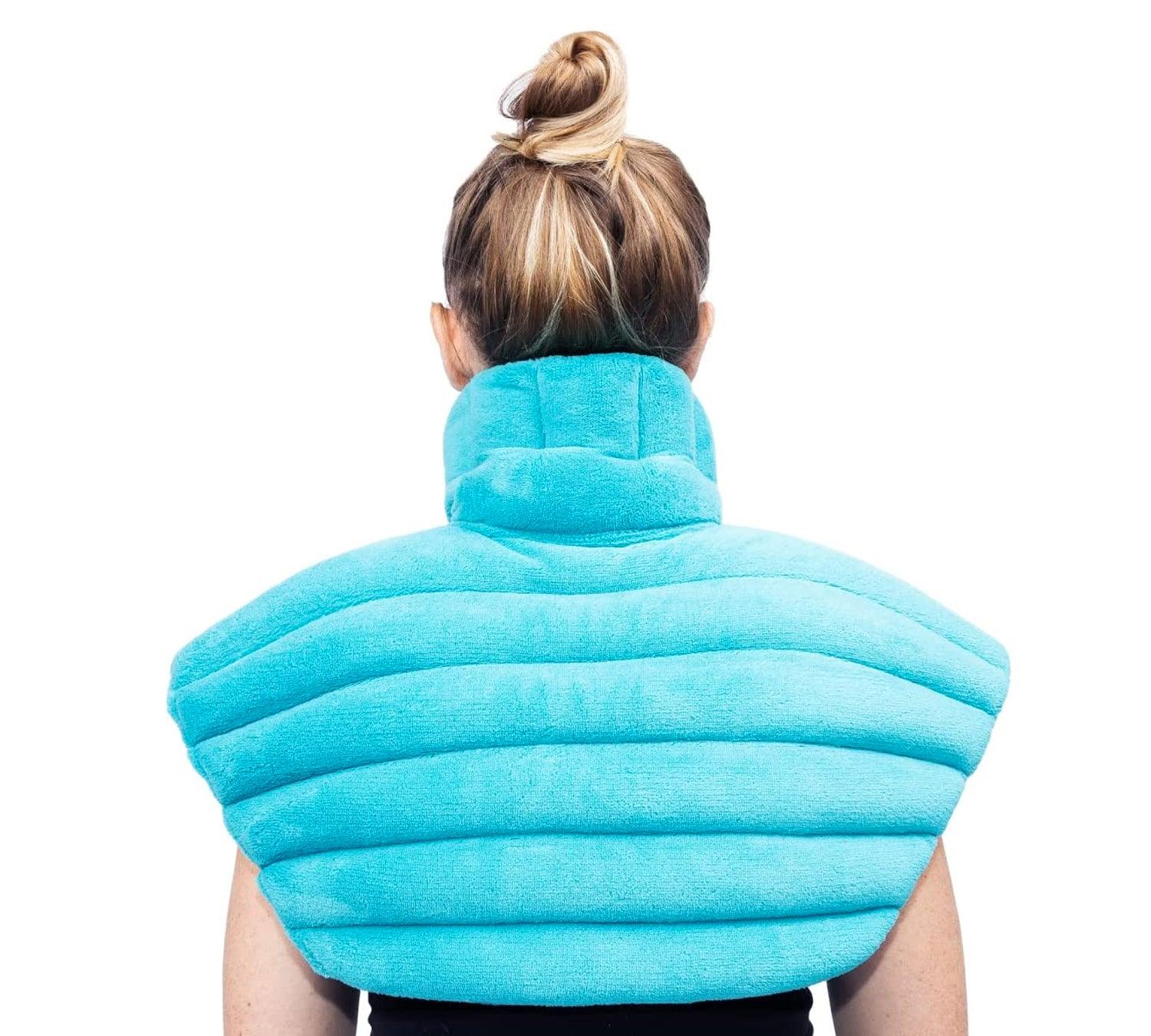 Neck shoulder and back heat wrap
